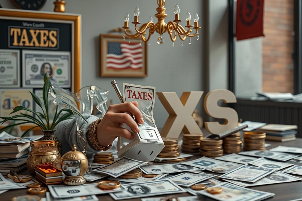 imagen que representa los impuestos en las sociedades LTD